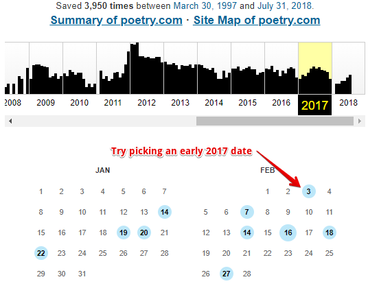 How to find missing poems