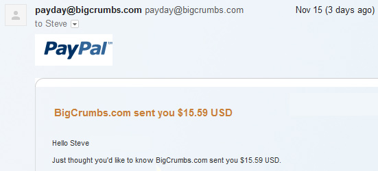 BigCrumps Payment