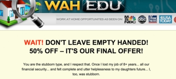 wah edu sales