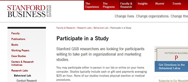 Stanford research studies