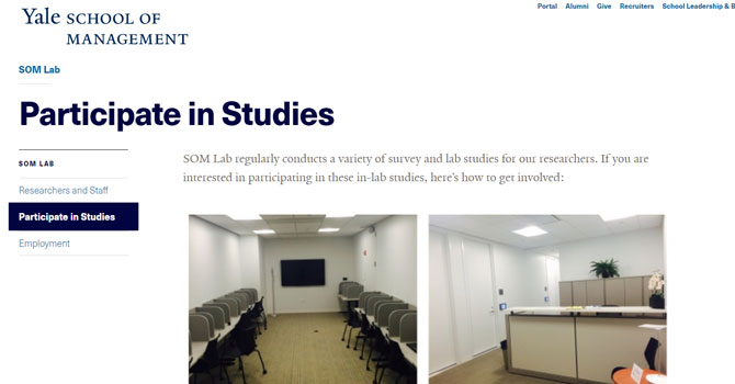 Yale Paid Online Research Studies