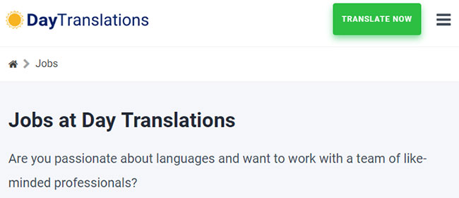 Day Translations Inc Jobs