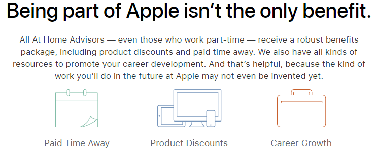 Apple Job Benefits